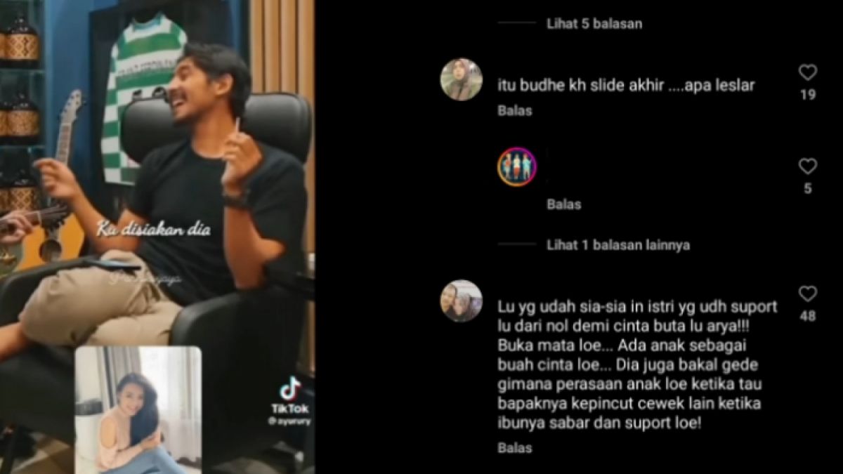 Hujatan netizen imbas lirik lagu Hal Hebat milik Govinda diubah, Arya Saloka dituduh menjatuhkan harga dirinya sendiri. [Instagram @lambe__danu]