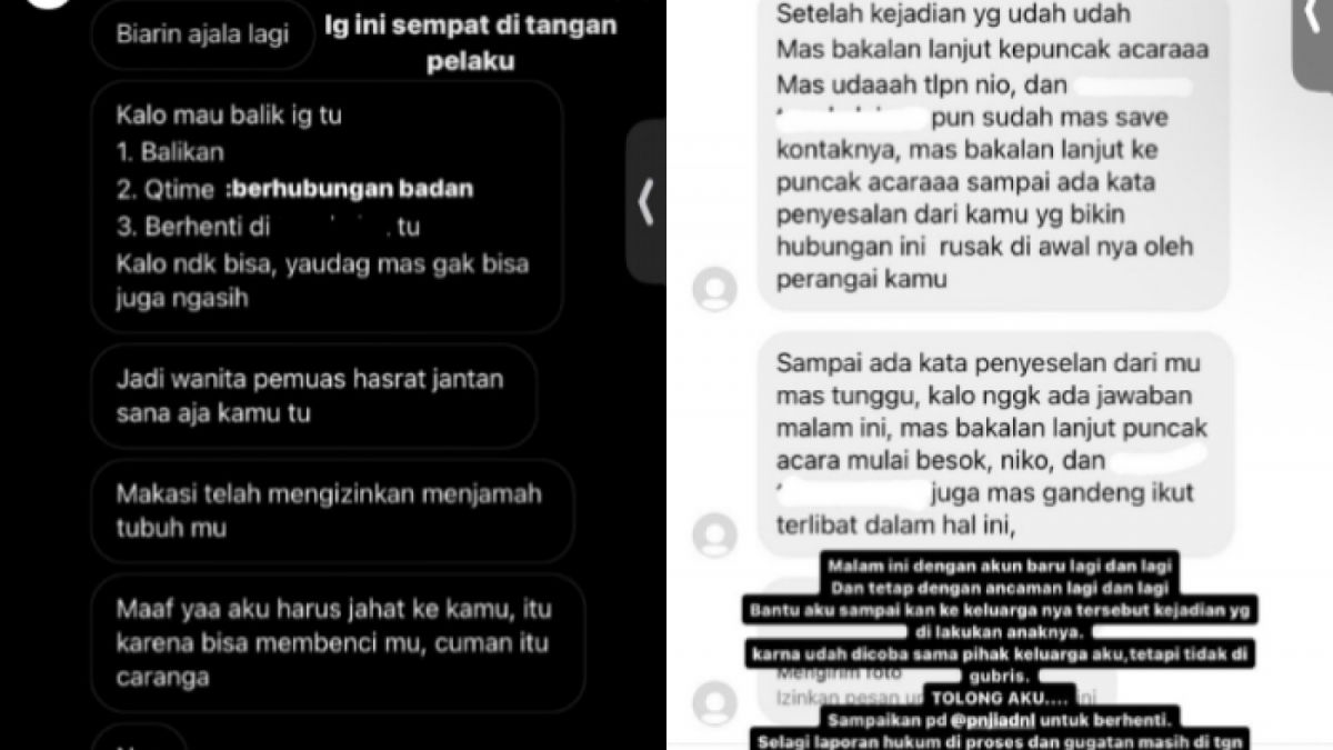 Kelanjutan kronologinya melalui Direct Message Instagram. [Instagram/@cakuegurl]