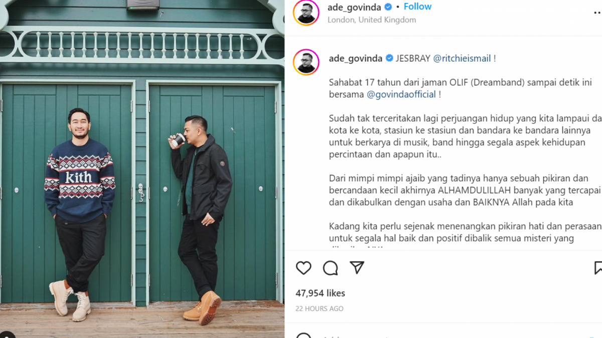 Personil Band Govinda Berikan Dukungan untuk Jeje, Ditengah Kasus ...