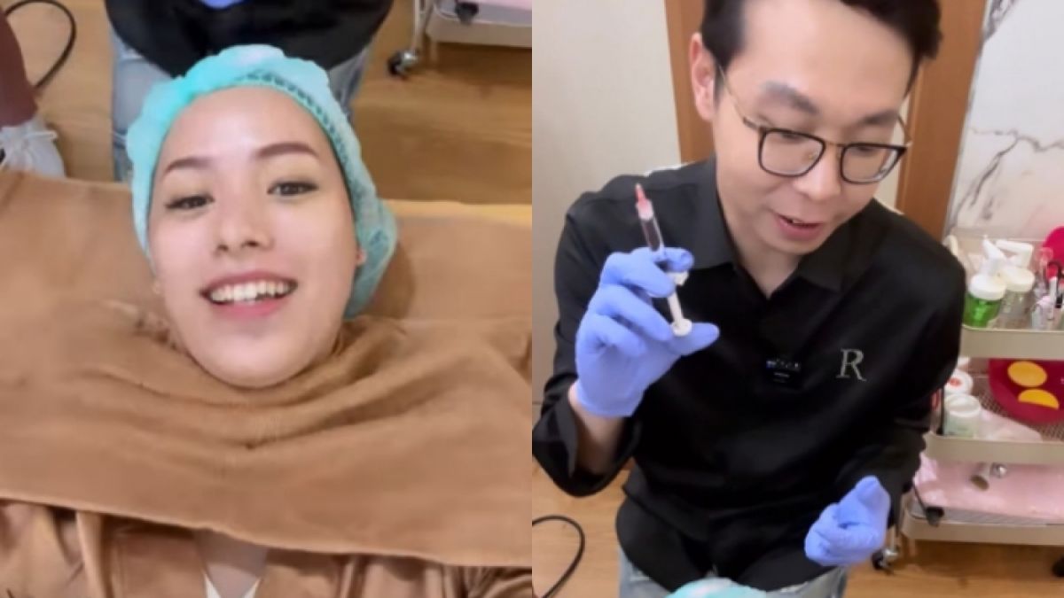 Lady Nayoan saat jadi pasien dr. Richard Lee. [Instagram/@ladynayoan]