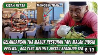 BIKIN NANGIS! Viral Kisah Kakek Tua Diusir Petugas Resto Cepat Saji, Bos yang Melihat Malah Langsung Berlutut