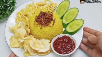 Resep Nasi Kuning Sederhana Bisa Dijadikan Ide Binis, Ekonomis hanya Masak di Rice Cooker