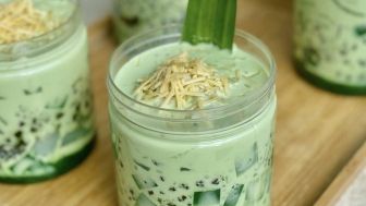 Resep dan Cara Membuat Jelly Pandan Segar, Minuman Pelepas kala Alami Dahaga