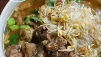 Resep Soto Daging Sapi Sandung Lamur Enak, Lezat, Kuahnya jadi Hidangan yang Nampol Banget