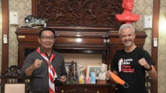 Dilepas Warga Jabar, Ridwan Kamil 'Bismillah' Tunggu Perintah Ketum Golkar Soal Pilpres 2024
