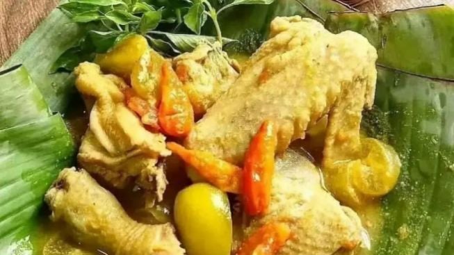 Resep Garang Asem Non Santan Olahan Ayam Kampung, Cocok Jadi Menu Makanan Idul Adha