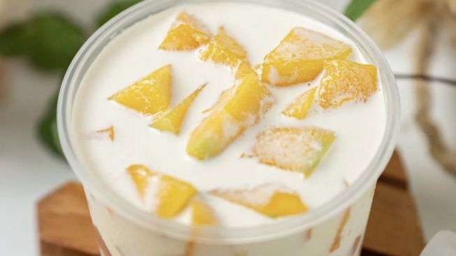 Cara Olah Mangga Jadi Creamy Mango Sago Segar dan Enak, Semua Pasti Ketagihan