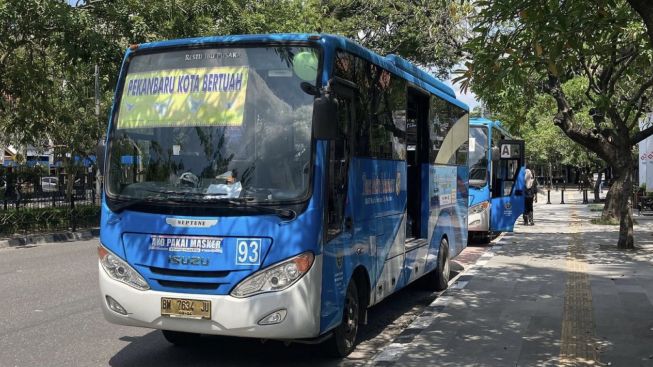 Kabar Biaya Naik Bus Trans Metro Pekanbaru Beralih ke Non Tunai