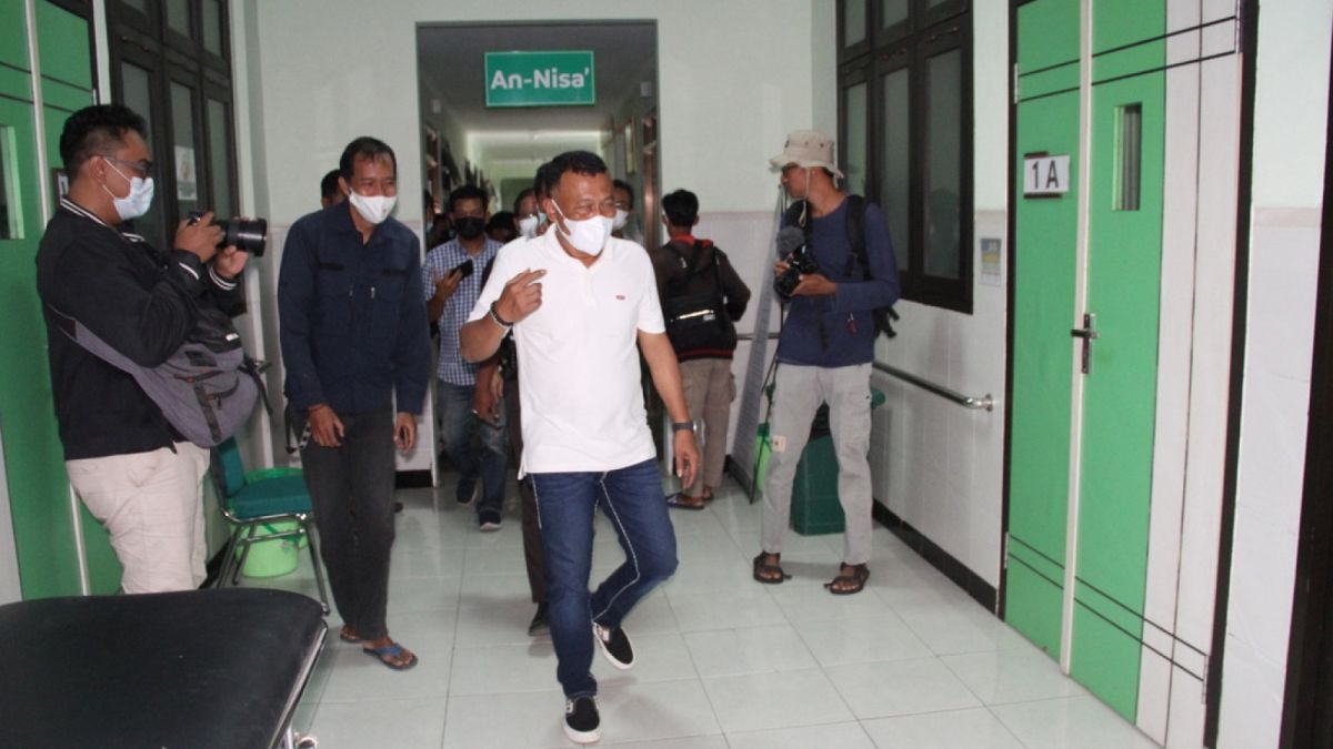 Bupati Ponorogo tengok bayi dan anak di RS Muslimat [ponorogo.suara.com/dedy.s]