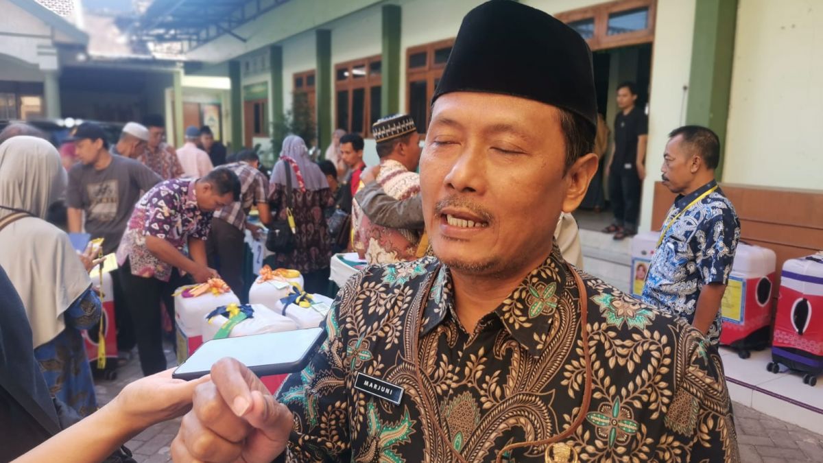 Marjuni, Kasie Penyelenggara Haji dan Umroh, Kantor Kemenag Ponorogo [ponorogo.suara.com/dedy.s]