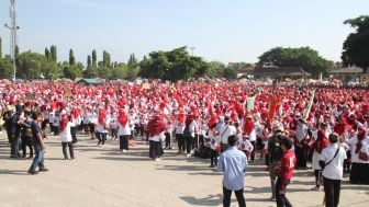 Rekor MURI Terpecahkan! 17.891 Siswa PAUD dan TK Ponorogo Cetak Sejarah dengan Gerak dan Lagu Terbanyak"