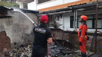 Kantin PDAM Kabupaten Ponorogo Ludes Terbakar, Diduga Akibat Gas Elpiji!