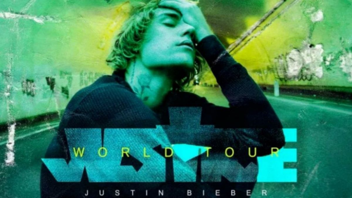 Poster konser Justin Bieber. [Suara.com/PK Entertainment]