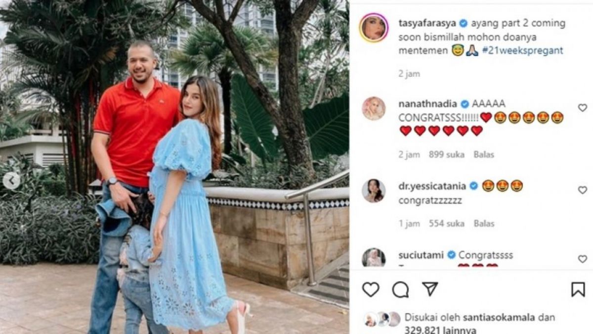 Unggahan Tasya Farasya [Instagram/@tasyafarasya] [suara.com]