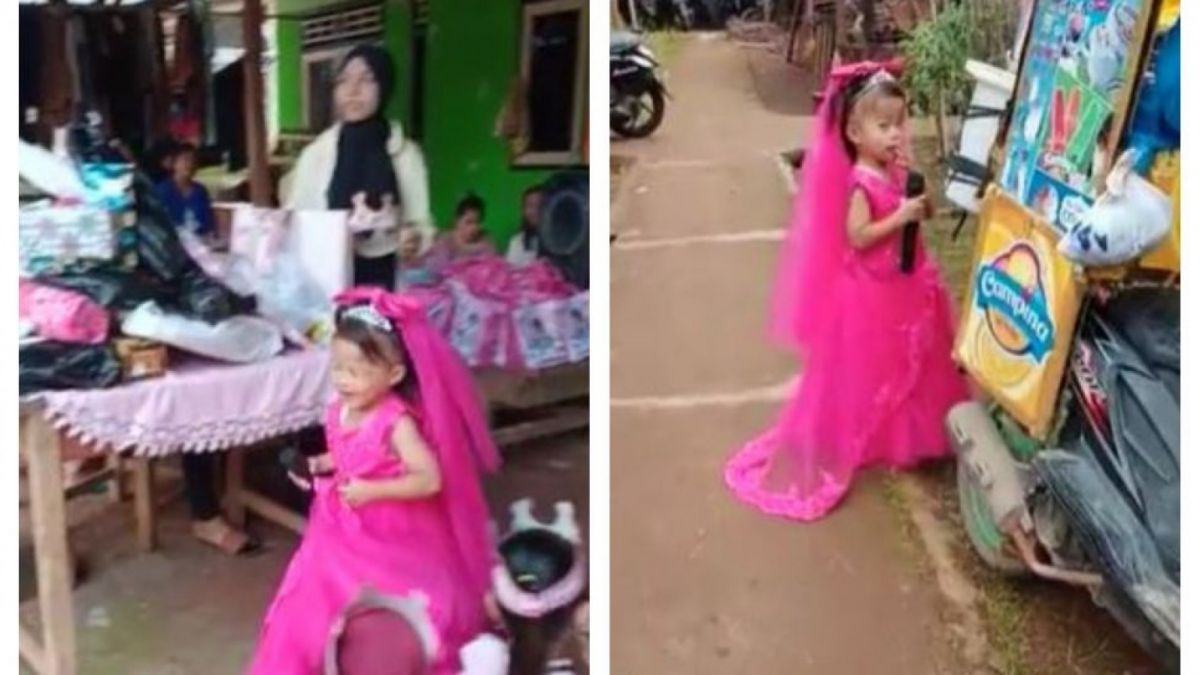 Anak lari dari pesta ulang tahun untuk beli es krim (TikTok @zianafitri21) [suara.com]