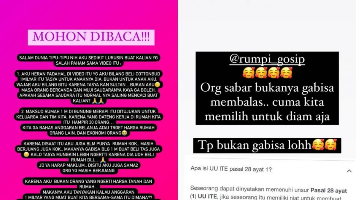 Unggahan Tasyi Athasyia [Instagram/@tasyiiathasyia] [Instagram/@tasyiiathasyia]