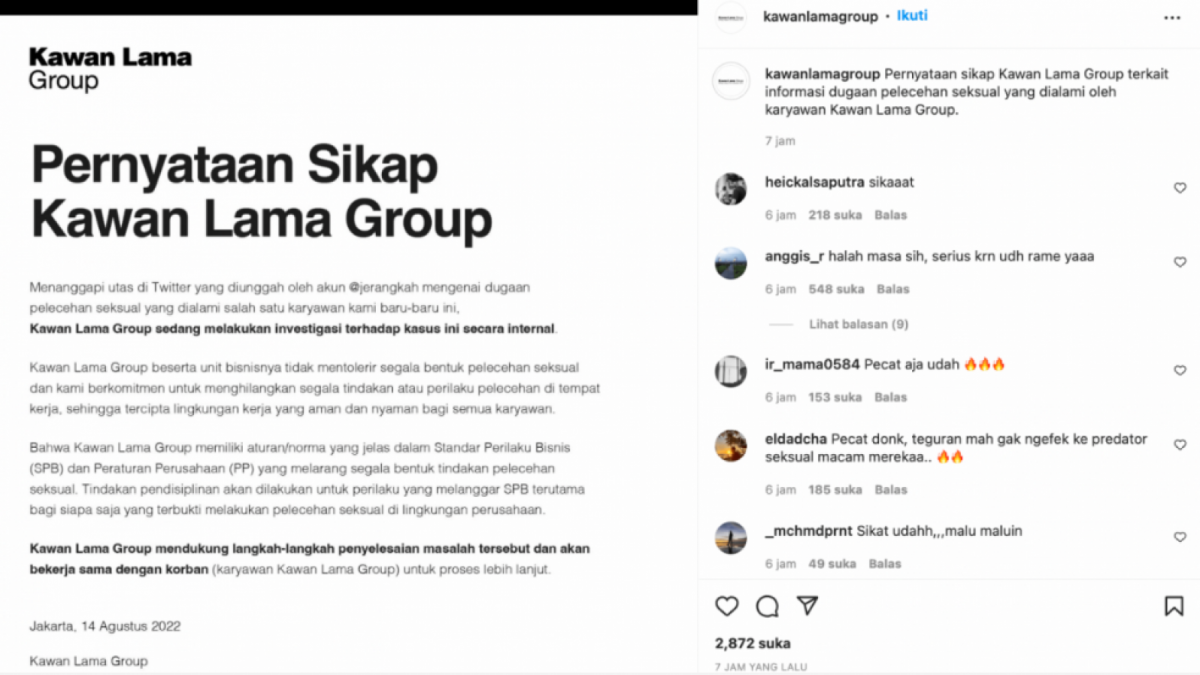 Tangkapan Layar Kawan Lama Group
