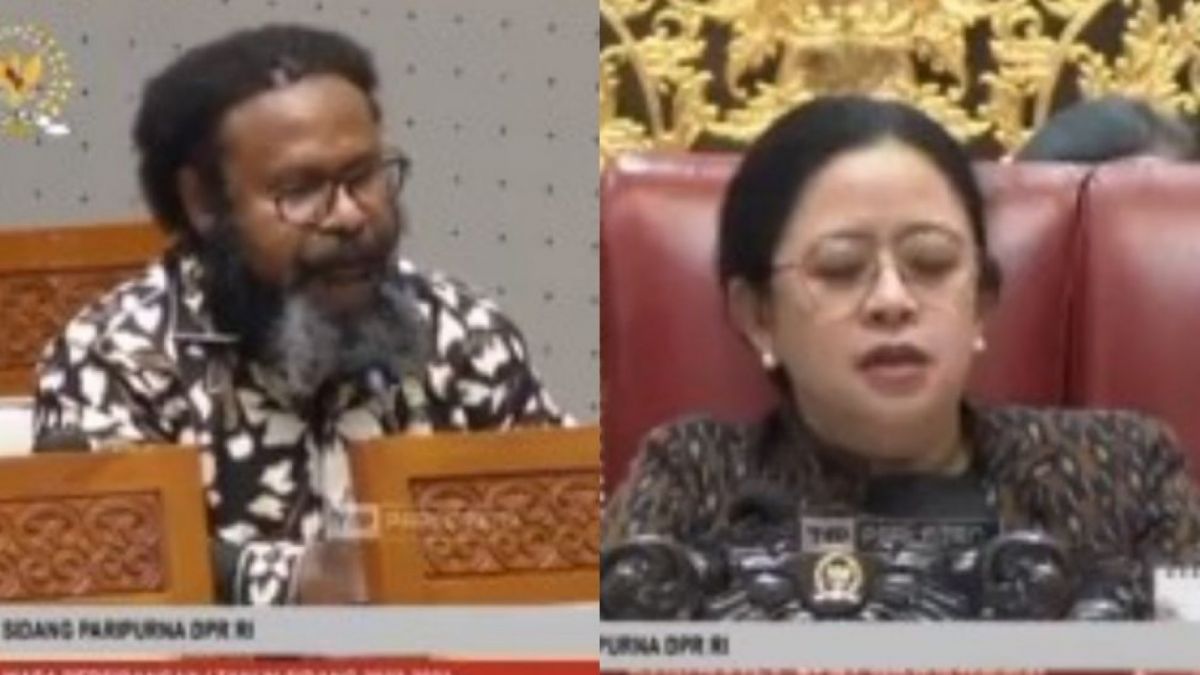 Mikrofon anggota Fraksi Demokrat mati (twitter/rickyfight)