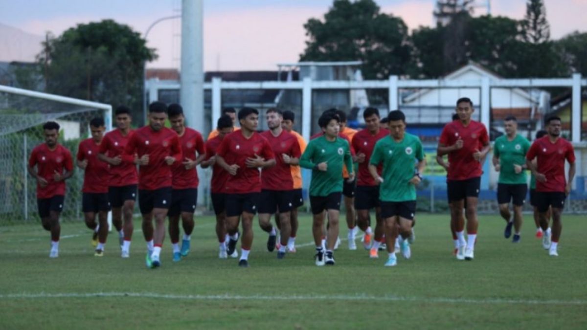 Penggawa Timnas Garuda berlatih. [pssi.org]