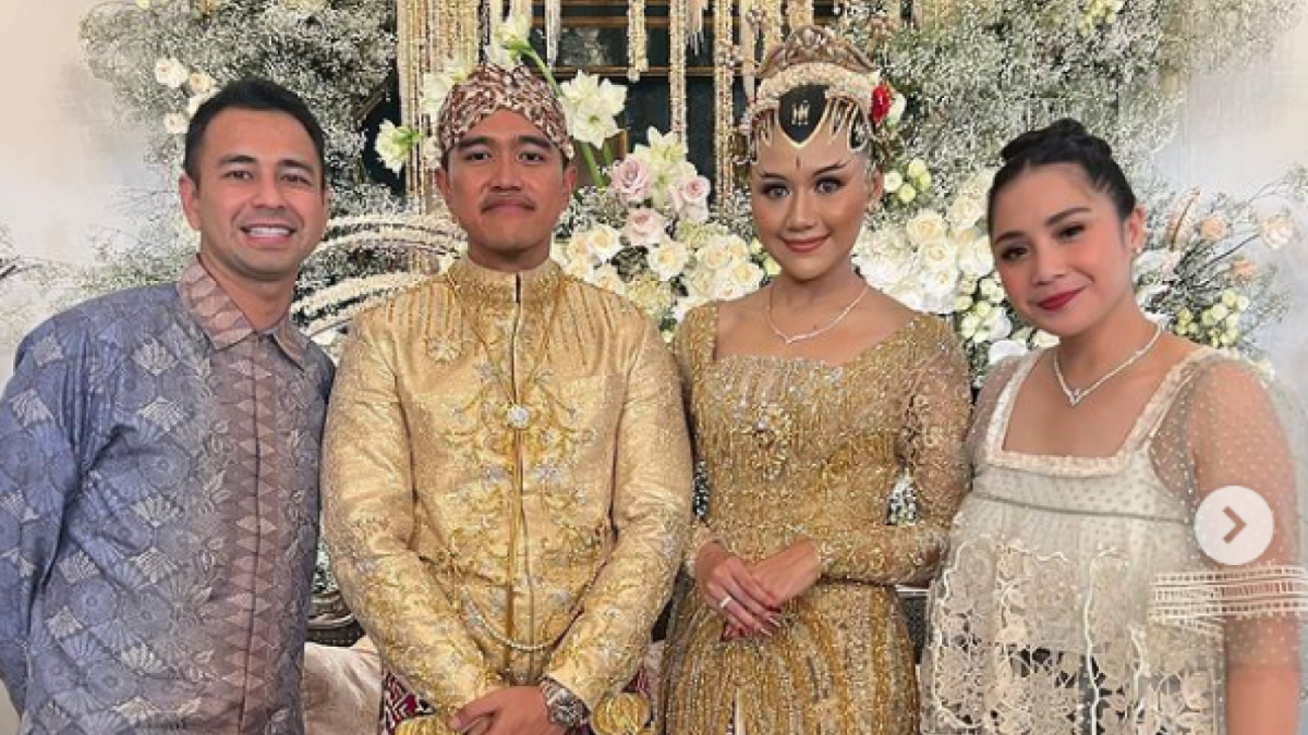 Raffi Ahmad dan Nagita di acara Kaesang (instagram) [Instagram]