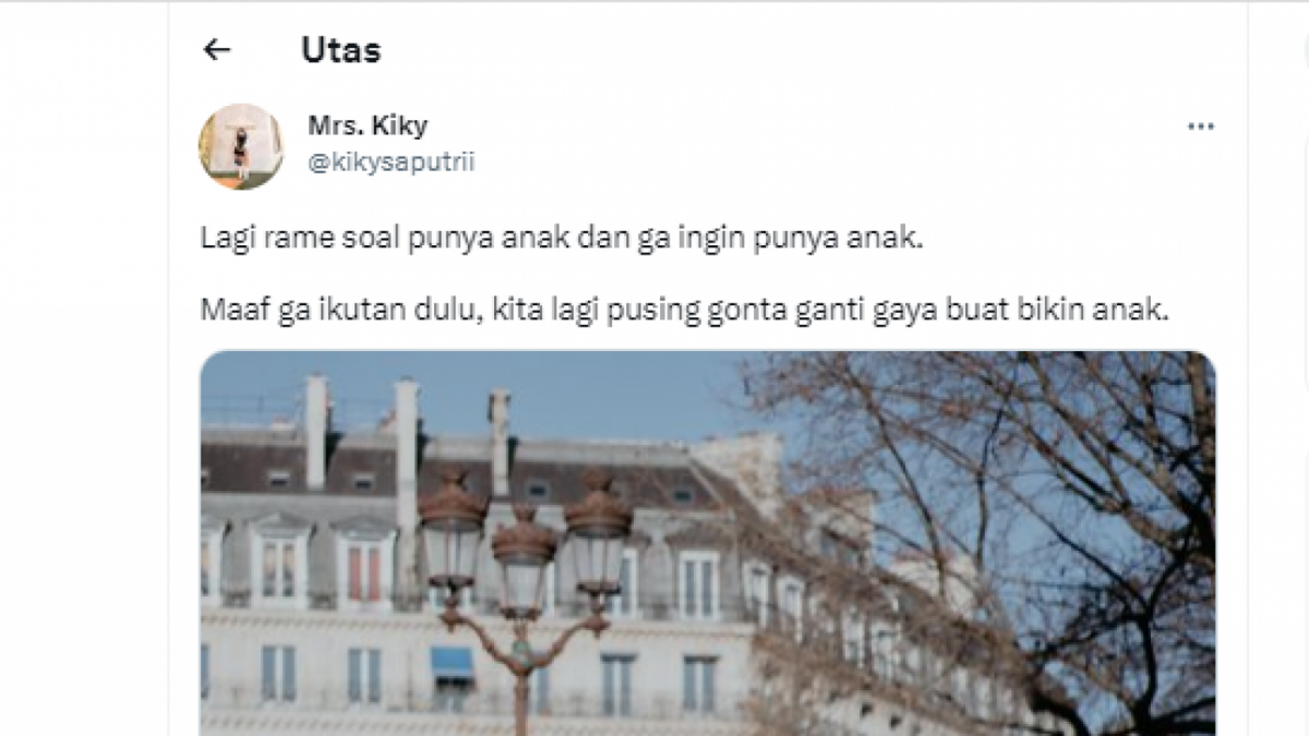 Cuitan Kiky Saputri [Twitter.com]