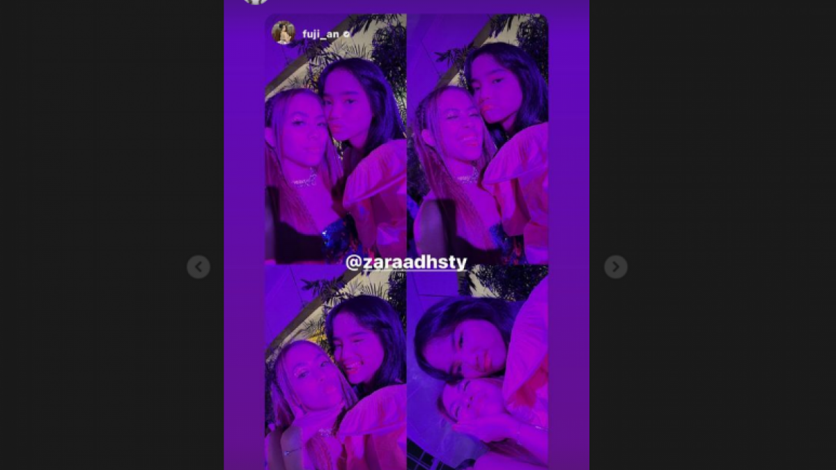 Postingan Zara dan Fuji [Instagram.com]