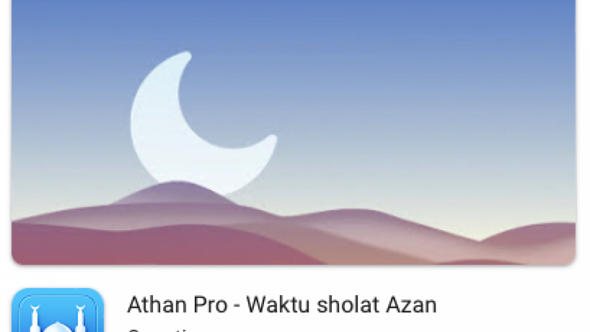Aplikasi Athan Pro [Google Play]