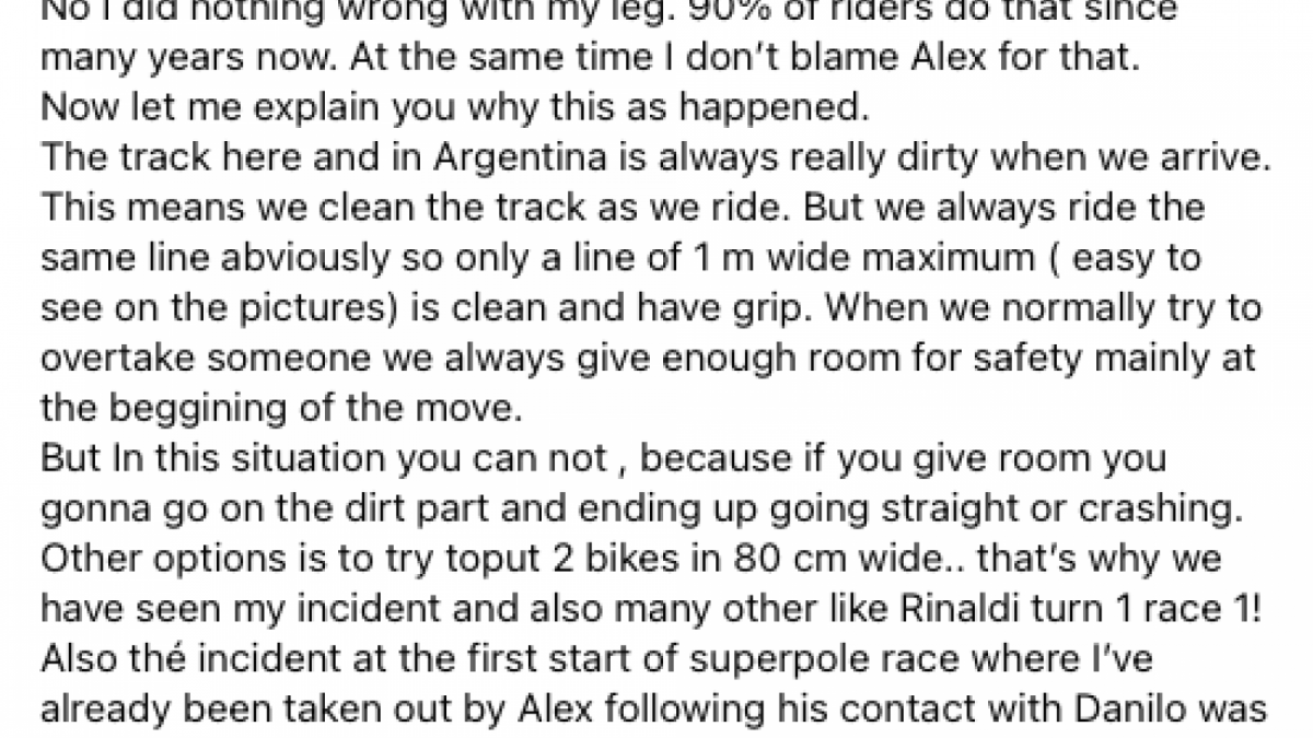 Curhatan Loris Baz di akun media sosial Facebook miliknya. [Tangkapan layar Facebook.]