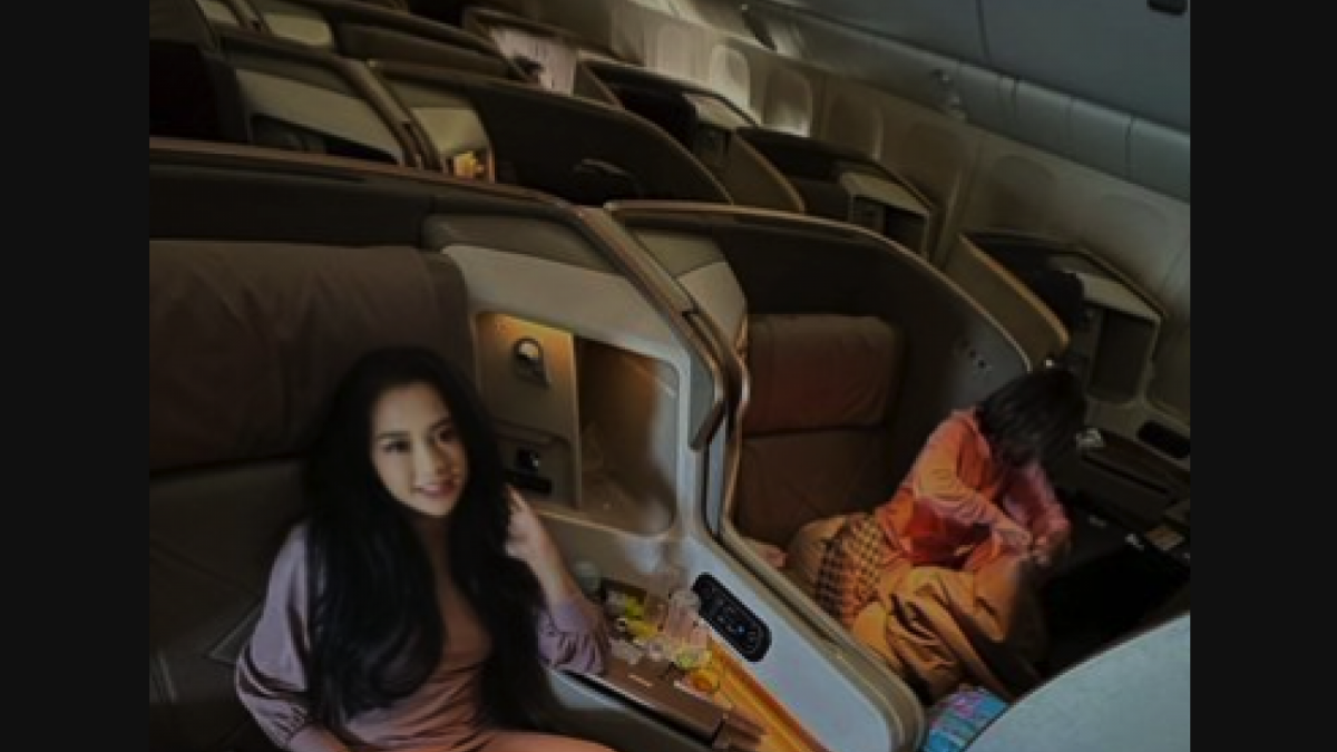 Potret wanita yang diduga istri pejabat. [Tangkapan layar akun twitter @partaisosmed]