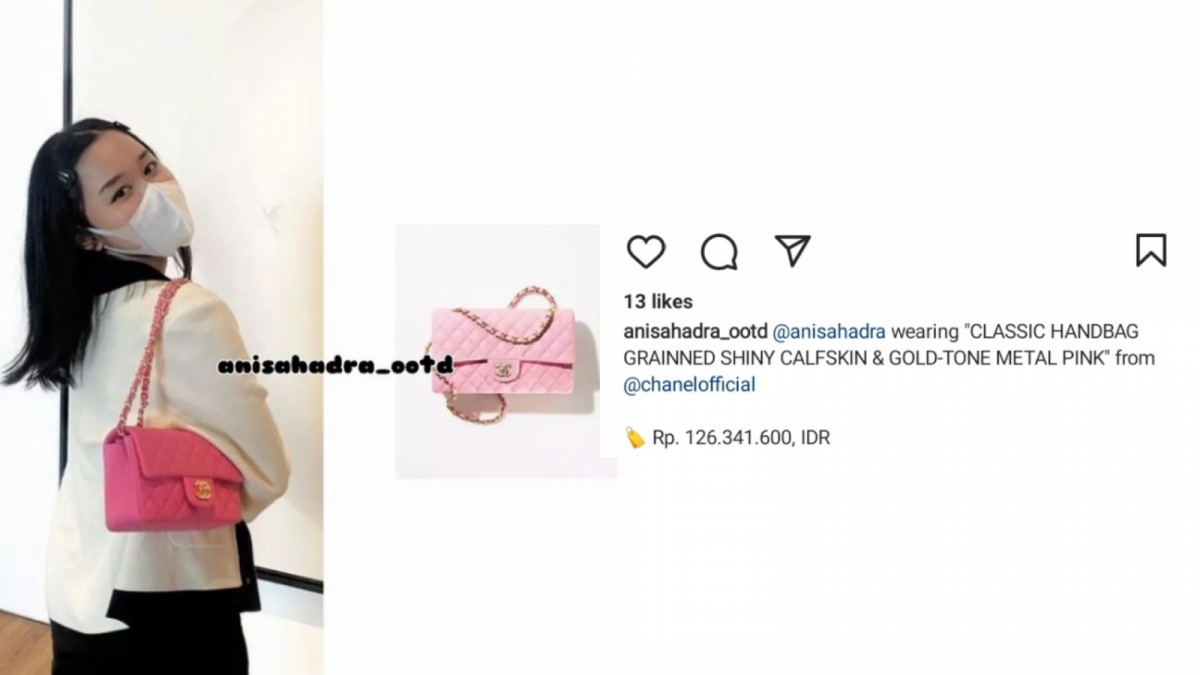 Anak Sekda Riau flexingg [(Instagram @anisaadra_ootd)]