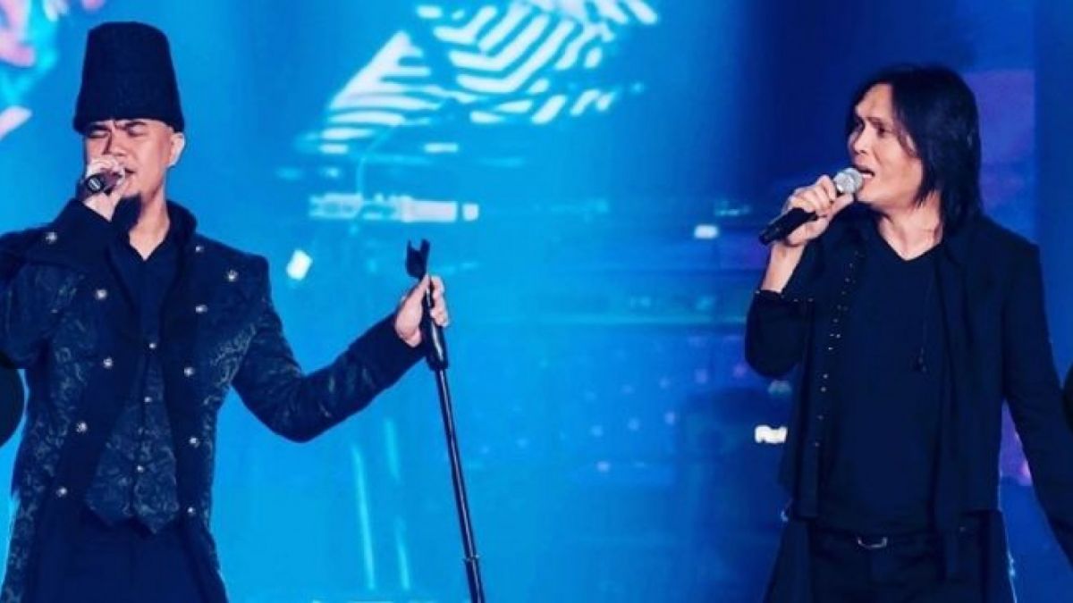 Ahmad Dhani dan Once Mekel. [instagram @atahmaddhaniofficial]