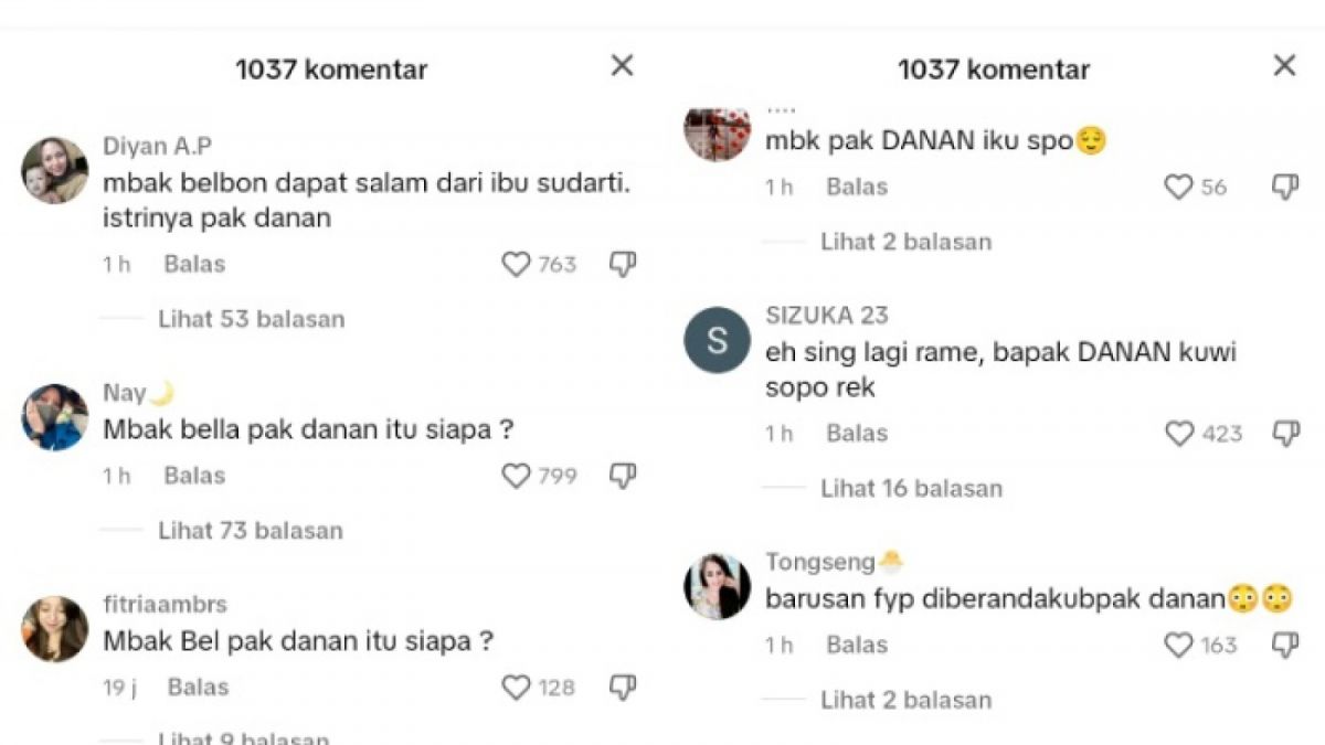 komentar warganet di akun TikTok Bella Bonita [Tiktok @bellabonita]