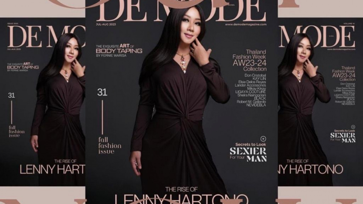 Fashion desainer Lenny Hartono masuk majala DEMODE [Lenny Hartono]