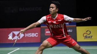 Anthony Ginting Mendominasi Wang Tzu Wei pada Singapore Open 2022