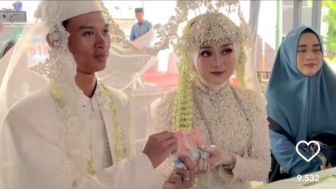 Mempersunting Wanita Cantik Bak Permaisuri dengan Mahar Rp250 Ribu, Banyak Warganet Iri dengan Pengantin Pria