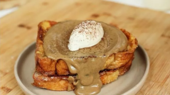 Resep French Toast with Coffee Custard ala Devina Hermawan