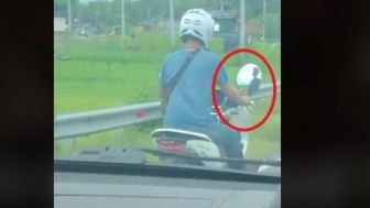 Ukuran Tak Masuk Akal, Pemotor Honda PCX Jadi Sorotan