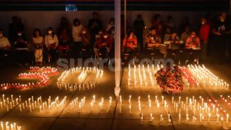 Doa Bersama Untuk Brigadir J Dengan Tiga Ribu Lilin
