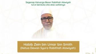 Ketua Dewan Syuro Rabithah Alawiyah Habib Zein bin Umar bin Smith Meninggal Dunia
