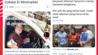 Viral! Ibu-Ibu Bermobil Mercy Ketahuan Curi Cokelat, Malah Ancam Penangkap dengan UU ITE