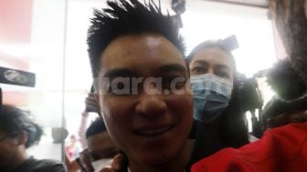 Ditanya Perihal Pertanyaan Penyidik, Baim Wong Hanya Lontarkan Senyuman