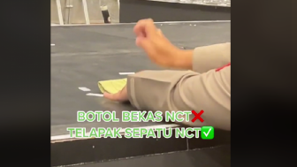 Bikin Geleng Kepala! Fans NCT Ambil Botol Bekas Hingga Jejak Kaki Para Member