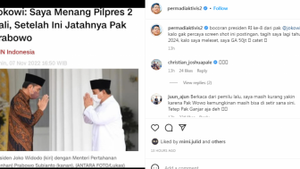 Jokowi Dukung Parbowo di Pilpres 2024, Abu Janda Akan Berikan Uang Rp 50 Juta Jika ....