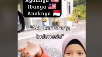 Waduh! Ibu dan Bapaknya Asal Malaysia, Anak Kecil Ini Malah Pintar Bahasa Indonesia