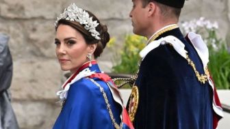 Kate Middleton Tampil Mempesona di Penobatan Raja Charles III, Kenakan Anting Milik Mendiang Putri Diana
