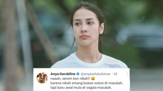 Anya Geraldine Dicibir Gegara Anggap Pernikahan Sumber Masalah