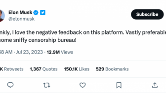 Warga Twitter Protes Logo Baru, Elon Musk Malah Senang