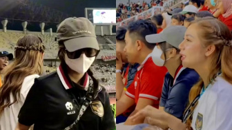 Wahh, Fuji Kepergok Nonton Pertandingan Asnawi Mangkualam, Netizen Singgung Effort yang Tak Main-Main