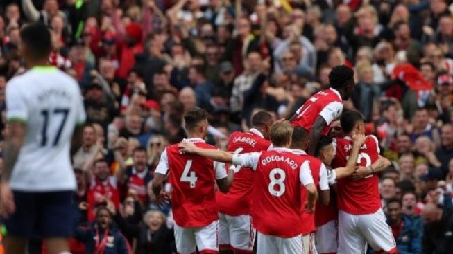 Liga Primer Inggris; Arsenal Bantai Tottenham 3-1 di Laga Derby London Utara