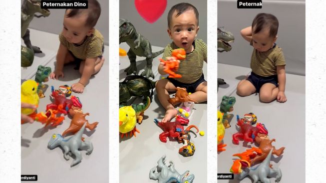 Wah, Anak Raffi Ahmad Punya Peternakan Dinosaurus